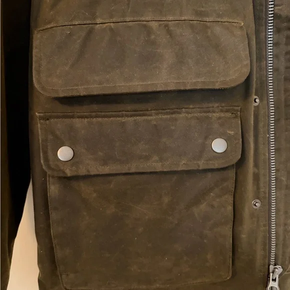 Men's Huckberry Flint and Tinder Hudson Waxed Flannel Lined Jacket XL - Picture 5 of 7